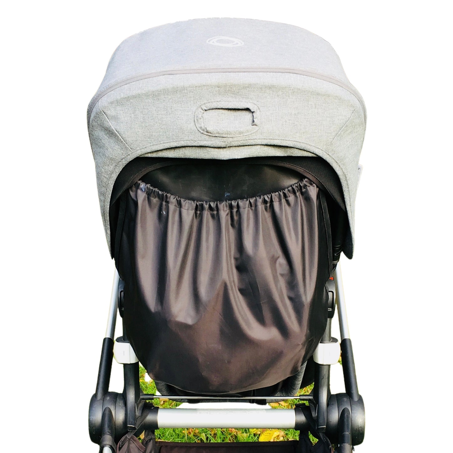 Plain black raincover bags