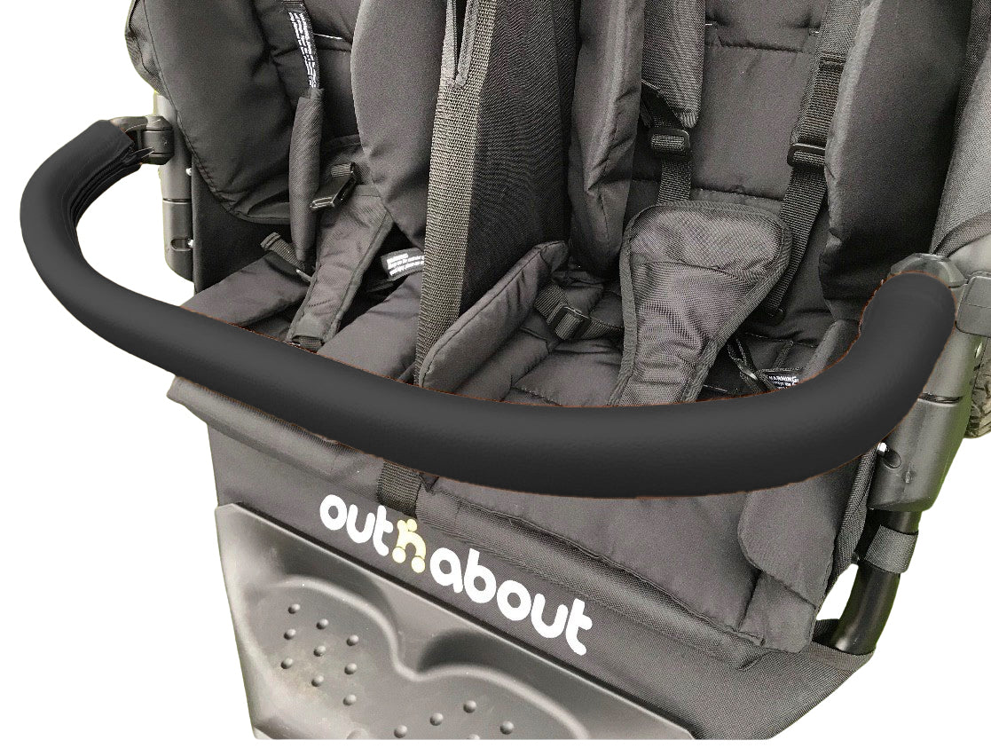 BLACK Zip on 1 double Bumper bar cover