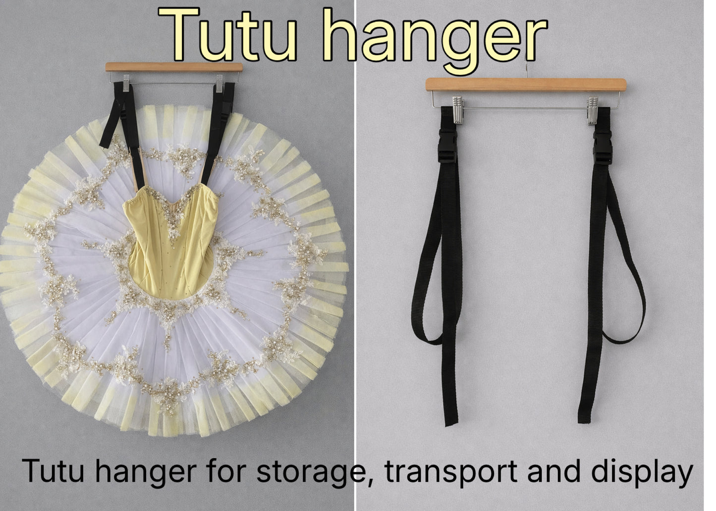 Pancake Tutu Hanger: Ballet Dance Costume Storage Solution