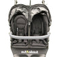 LIGHT GREY Zip on Handle and 1 Double Bumper bar cover set