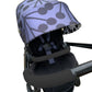 BLACK Zip on Handle and Bumper bar cover set (SINGLE)