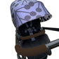 CHOCOLATE Zip on Handle and Bumper bar cover set (SINGLE)