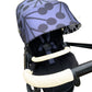 CREAM QUILTED Zip on Handle and Bumper bar cover set (SINGLE)