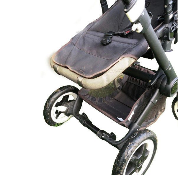CREAM QUILTED Seat Frame Cover for Bugaboo prams