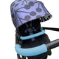 BABY BLUE Zip on Handle and Bumper bar cover set (SINGLE)