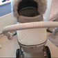 White Zip on handlebar covers