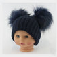 Double Pom Pom hats (with personalised name)