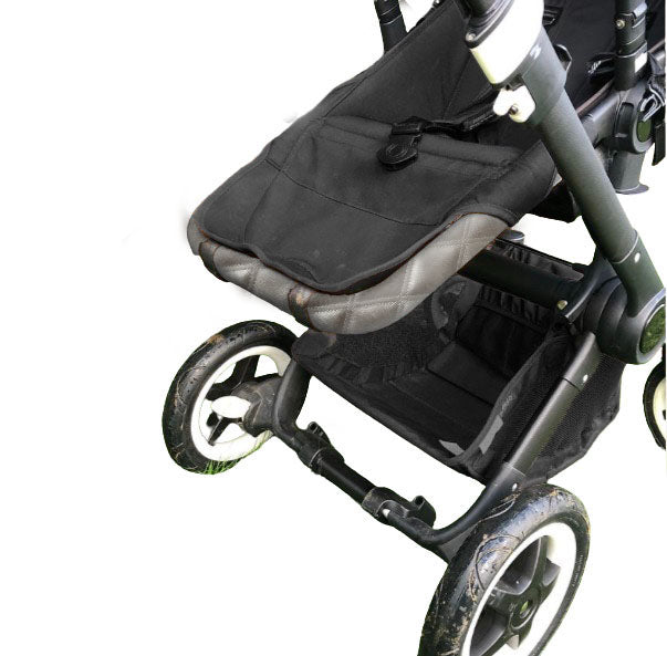GREY QUILTED Seat Frame Cover for Bugaboo prams