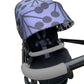 LIGHT GREY Zip on Handle and Bumper bar cover set (SINGLE)